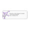 Purple Cherry Blossom Return Address Labels