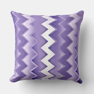 Purple Chevron Cushion