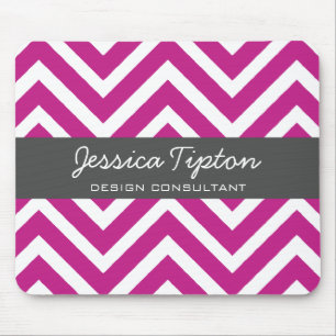 Purple Chevron Mousepad   TBM