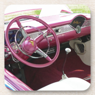 Purple Chevy Bel Air Coaster