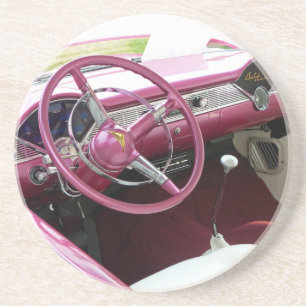 Purple Chevy Bel Air Coaster