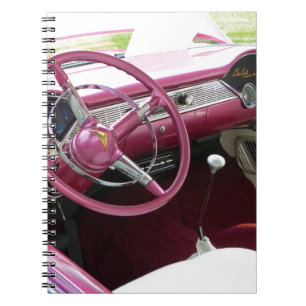Purple Chevy Bel Air Notebook