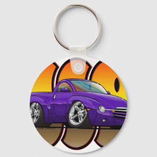 Purple Chevy SSR Key Ring