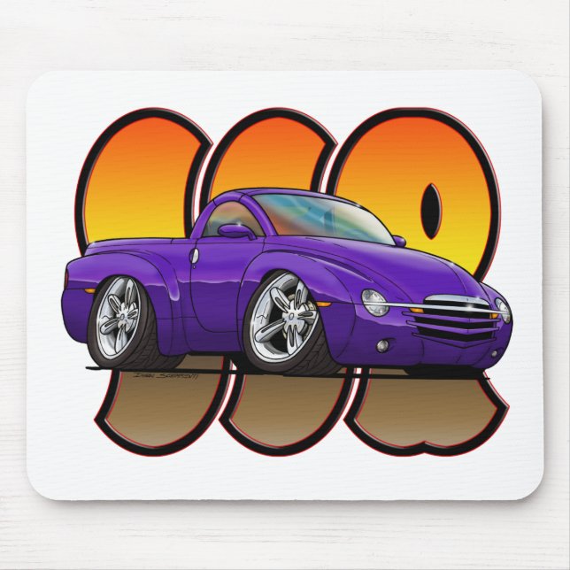 Purple Chevy SSR Mouse Pad (Front)