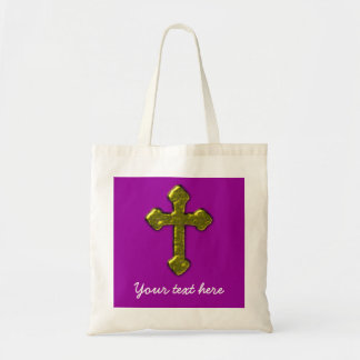 Purple Christian Customisable Tote Bag