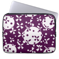 Purple Christmas Bells Holiday Pattern
