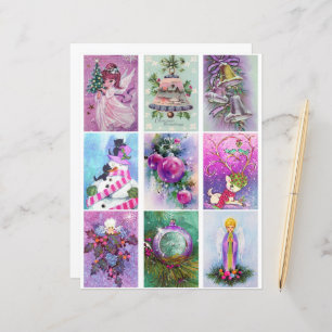 Purple Christmas Clipart 