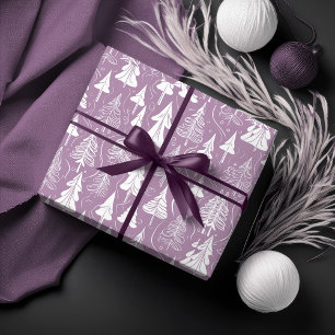 Purple Christmas Pattern#6 ID1009 Wrapping Paper