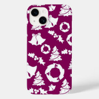 Purple Christmas Pattern