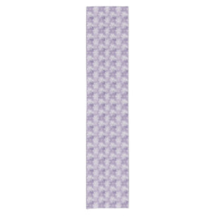Purple Christmas snowflake pattern table runner