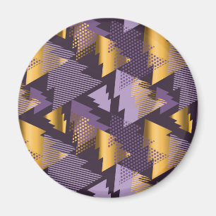 purple christmas trees magnet