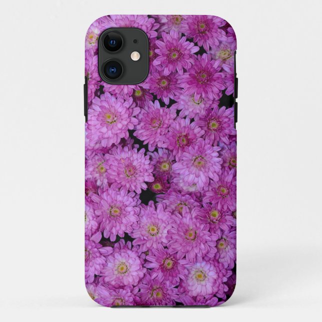 Purple chrysanthemum flowers Case-Mate iPhone case (Back)