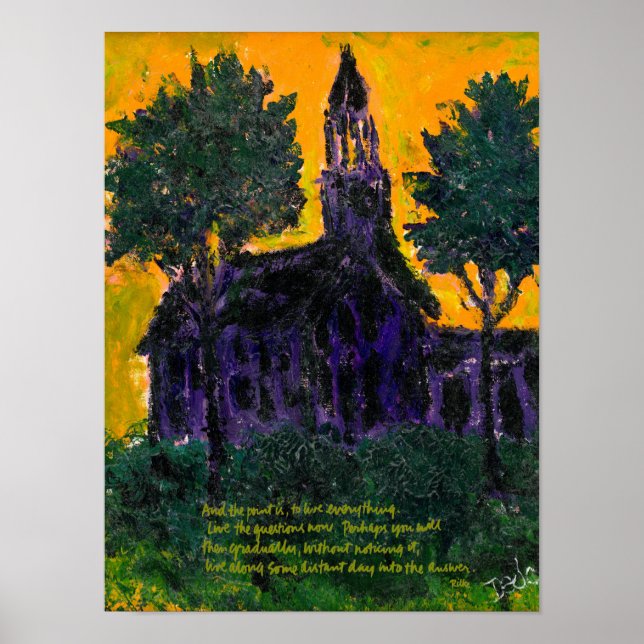 Purple Church Poster (Front)