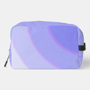 Purple Circular Swirls ombre Dopp Kit