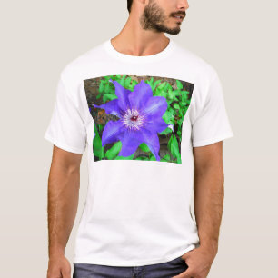 Purple Clematis Flower T-Shirt
