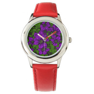 Purple Clematis vine Watch