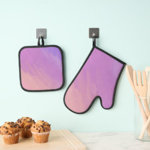 Purple Clouds at Twilight  Oven Mitt & Pot Holder Set