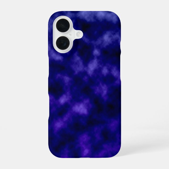 Purple Clouds iPhone 16 Case (Back)