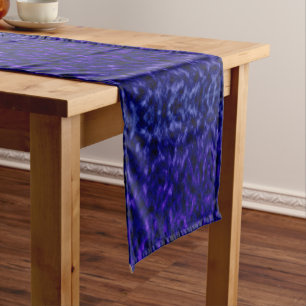 Purple Clouds Short Table Runner