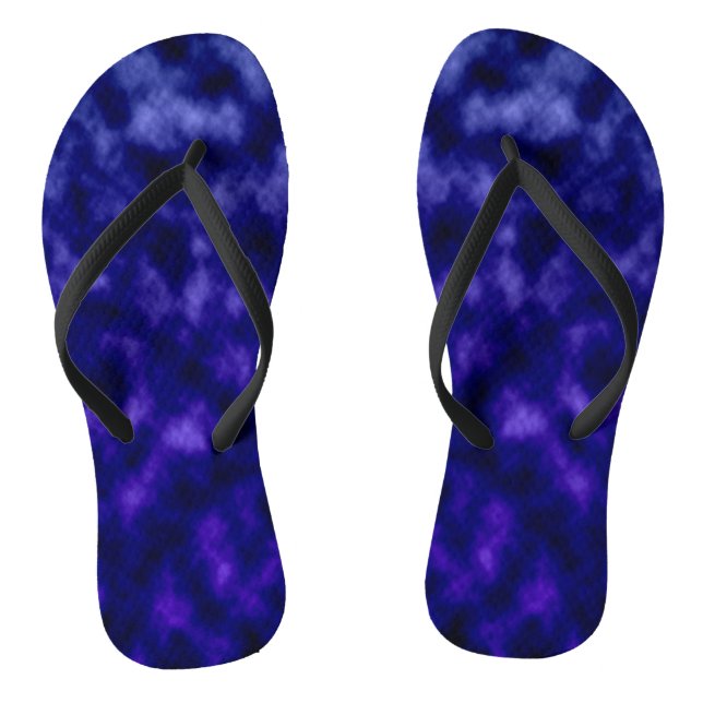 Purple Clouds Thongs (Footbed)