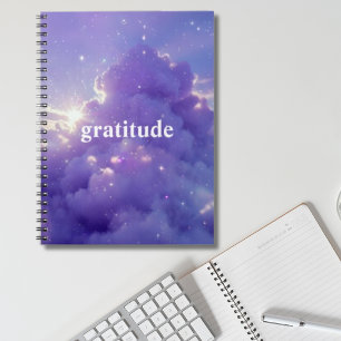 Purple Cloudy Aesthetic Gratitude Journal