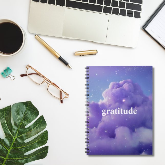 Purple Cloudy Aesthetic Gratitude Journal (Creator Uploaded)