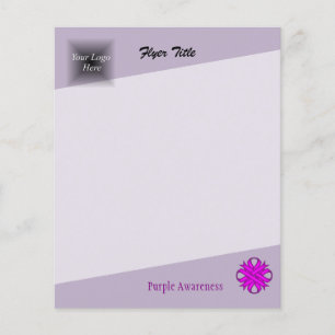 Purple Clover Ribbon Flyer