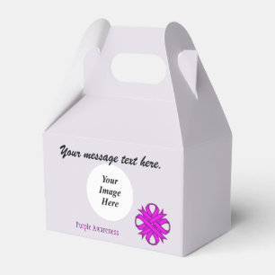 Purple Clover Ribbon Template by Kenneth Yoncich Favour Box