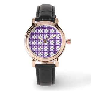 Purple Clover Watch