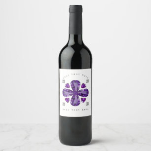 Purple Clover Wine Label