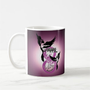 Purple-Colored Woman's Day Cup