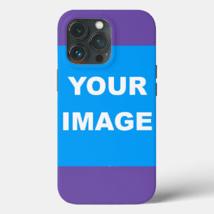 Purple Colour Add Your Image Photo Picture Logo iPhone 13 Pro Case