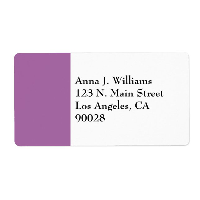 purple colour border (Front)