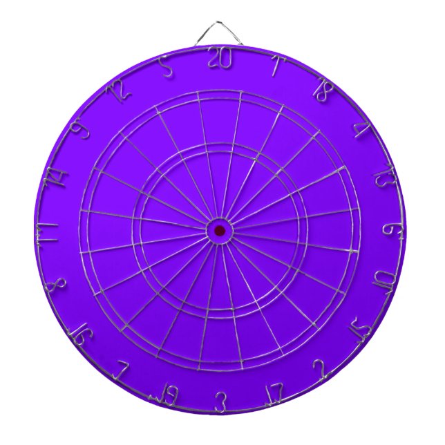 Purple Colour Customised Designer Dartboard (Front)