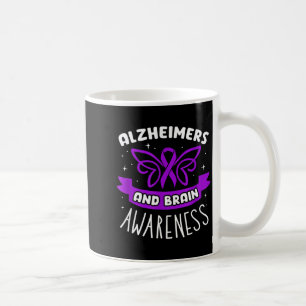 Purple Colour Ribbon Alzheimers and Brain Awarenes Coffee Mug