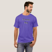 purple colour t-shirt for men and women's wear (Front Full)