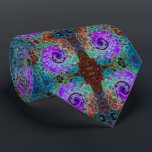 Purple Colourful Groovy Abstract Retro Liquid Swir Tie<br><div class="desc">This Cool Colourful Patterned Neck Tie features a Purple Colourful Groovy Abstract Retro Liquid Swirl Painting with Hot Pink,  Orange,  Red,  Aqua,  Blue,  Aquamarine,  Magenta and Black Accents. The result is a colourful trippy,  abstract,  psychedelic design that you will love!</div>