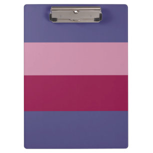 Purple colours stripes clipboard