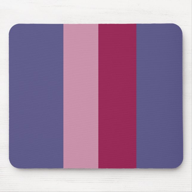 Purple colours stripes mouse pad (Front)