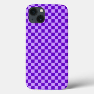 Purple Combination Chequerboard by ShirleyTaylor  iPhone 13 Case