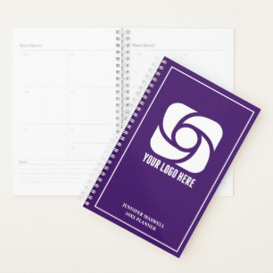 Purple Company Logo Custom Business 2027 Planner