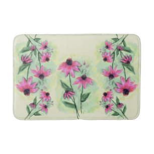 Purple Cone Flower Bath Mat