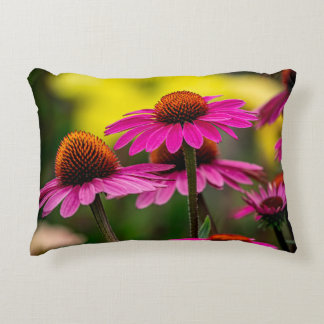 Purple Coneflower Decorative Cushion