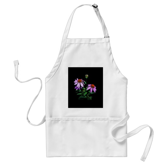 Purple Coneflower Standard Apron (Front)