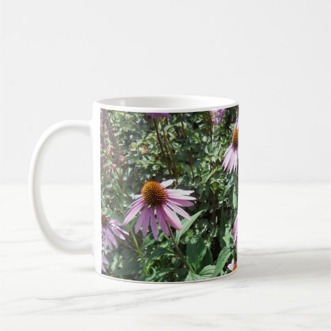 Purple Coneflowers Coffee Mug (Left)