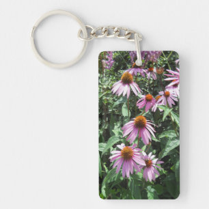 Purple Coneflowers Key Ring