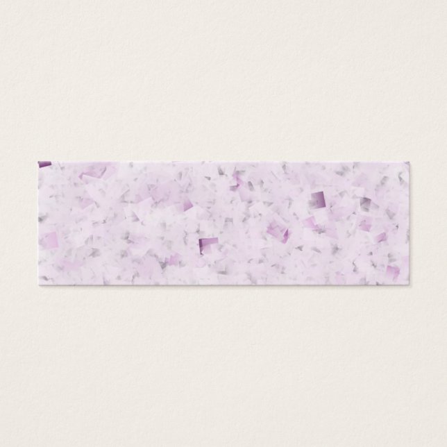 Purple Confetti Customisable Bookmark (Front)
