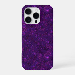 Purple confetti iPhone 16 pro case