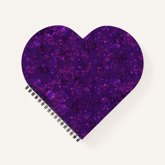 Purple confetti notebook (Front)