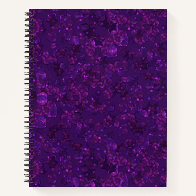 Purple confetti notebook (Front)
